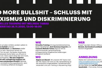 No More Bullshit – Sexismus am Arbeitsplatz bekämpfen